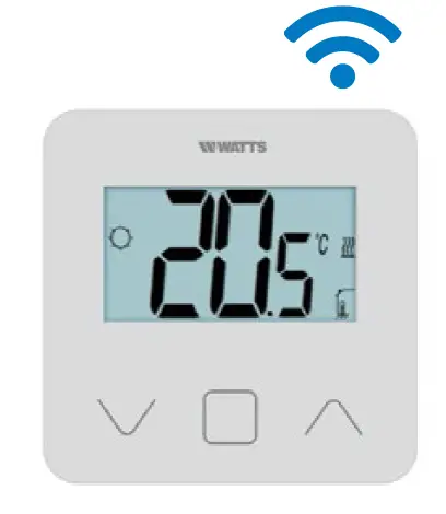 WATTS BT-D03 RF Wireless Thermostat with Glass Touch Screen