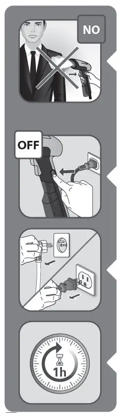 Rowenta DR6130 1300W Steam Brush 7