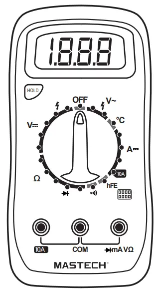 MASTECH MAS838 Digital Multimeter-