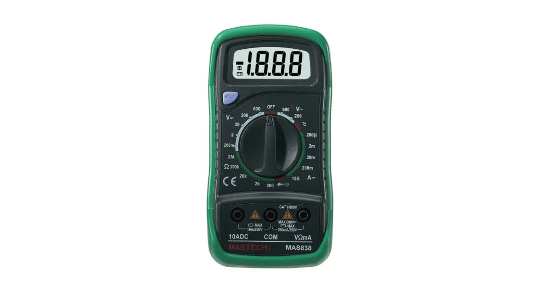 Mastech Mas838 Digital Multimeter User Guide Mastech Mas838 Digital Multimeter User Guide