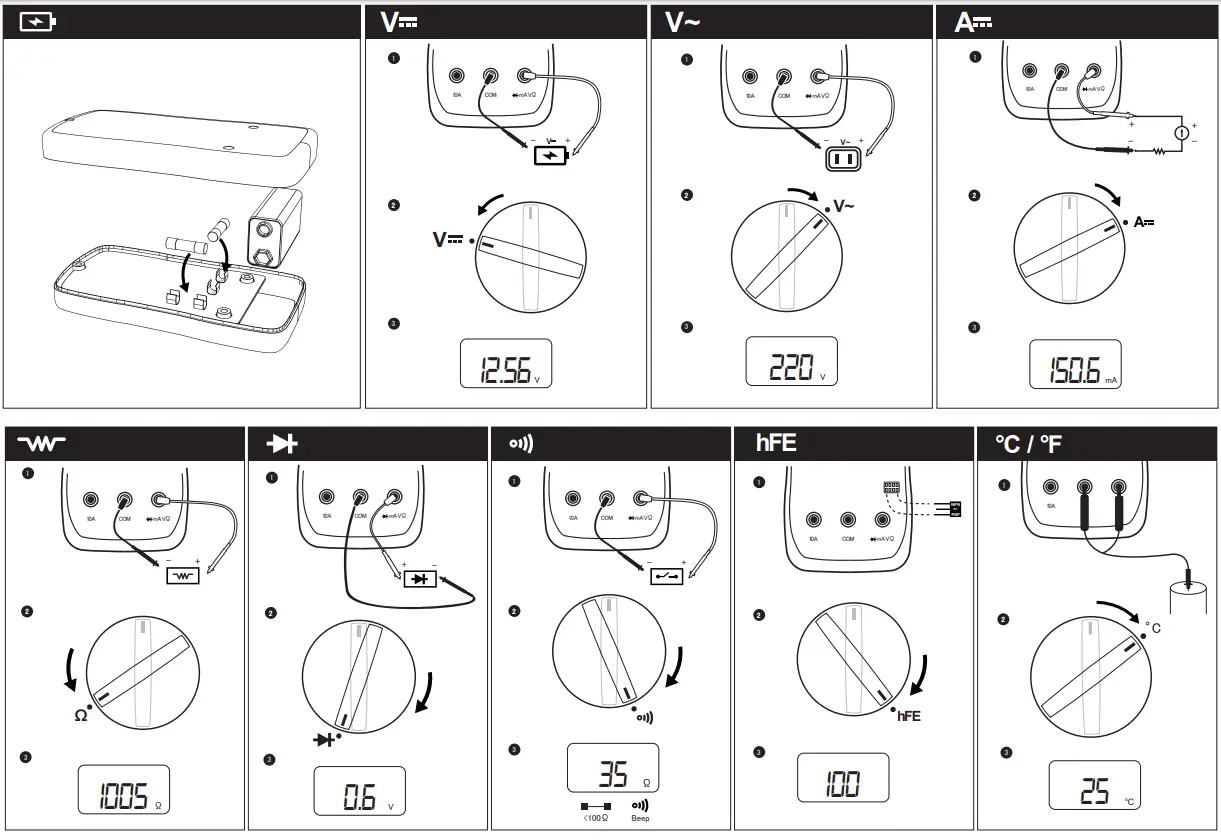 MASTECH MAS838 Digital Multimeter-fig1