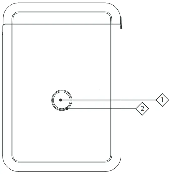 NIIMBOT D110 Wireless Label Printer- Power Button
