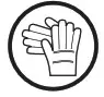 Wear safety gloves