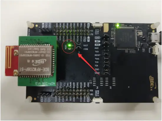 BDE-RFM208P-S1 - Run demo code 11