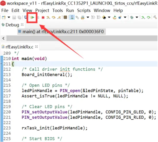 BDE-RFM208P-S1 - Run demo code 5
