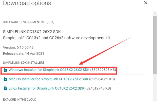 BDE-RFM208P-S1 - SDK Installation 2
