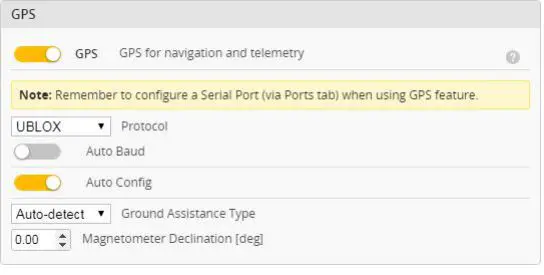 HGLRC Stack FD F4 Mini Fight controller - GPS parameters setting 3
