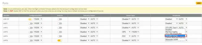 HGLRC Stack FD F4 Mini Fight controller - VTX serial port use 2