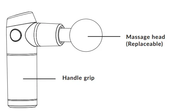 MEDIC THERAPEUTICS MT TRAVMG 001 Travel Massage Gun - PRODUCT DESCRIPTION
