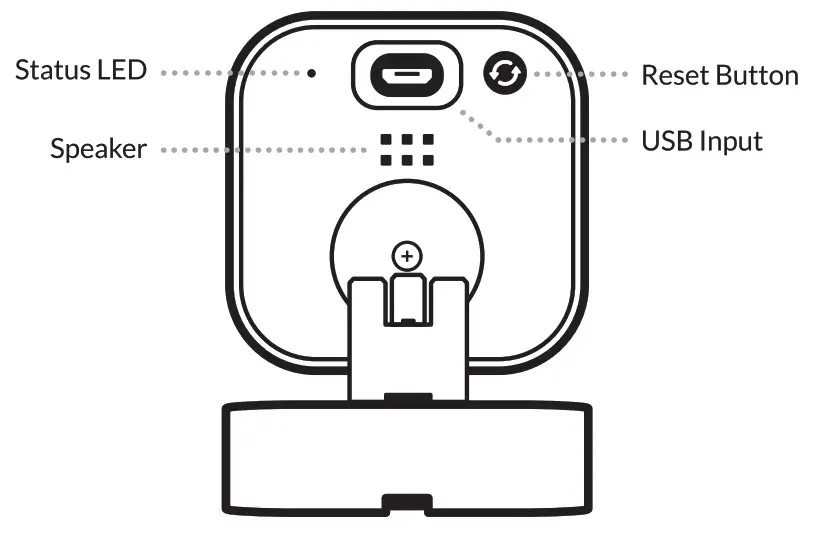 adobe AC2 Cam 2 WiFi IndoorOutdoor Security Camera - back camera