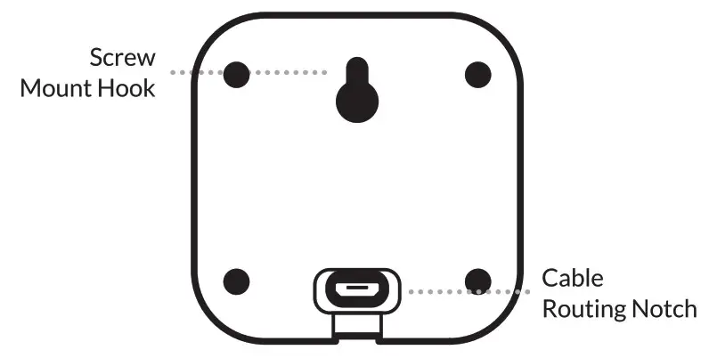 adobe AC2 Cam 2 WiFi IndoorOutdoor Security Camera - bottom stand