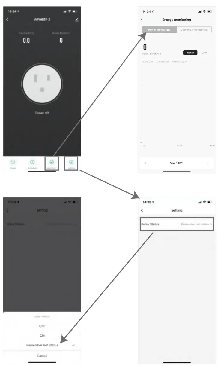 Minoston MP22WP WiFi Outdoor Smart Plug - app3