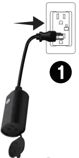 Minoston MP22WP WiFi Outdoor Smart Plug - plugged