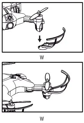 amaxbrands Hd Streaming Video Drone - BLADES GUARD INSTALLATION