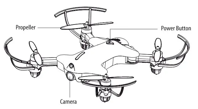 amaxbrands Hd Streaming Video Drone - PA-1003 DIAGRAM
