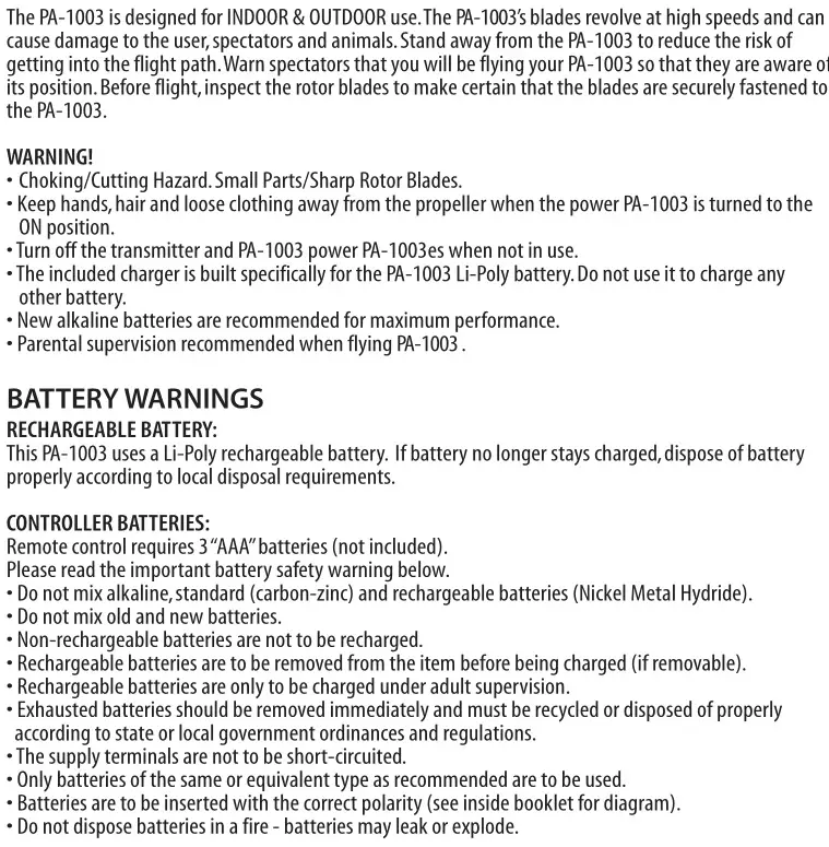 amaxbrands Hd Streaming Video Drone - PA-1003 WARNING