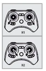 amaxbrands Hd Streaming Video Drone - diagram H1 & H2
