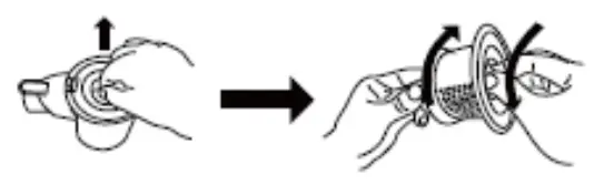 H Koenig UP810 2 In 1 Vacuum Cleaner - filter