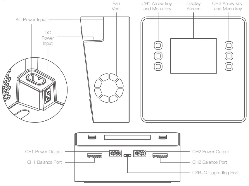 ISDT k2 AC DC Dual Channel Smart Charger