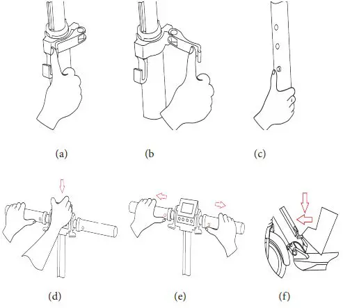 e TWOW Portable Electric Scooter - FOLDING, UNFOLDING 1