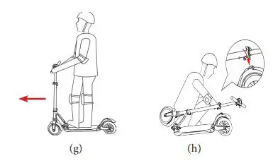 e TWOW Portable Electric Scooter - FOLDING, UNFOLDING 2