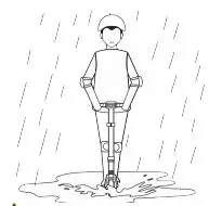 e TWOW Portable Electric Scooter - WARNINGS 1