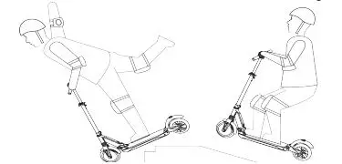 e TWOW Portable Electric Scooter - WARNINGS 11