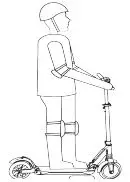 e TWOW Portable Electric Scooter - WARNINGS 5