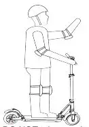 e TWOW Portable Electric Scooter - WARNINGS 6