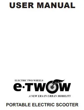 e TWOW Portable Electric Scooter
