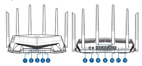 ASUS TUF-AX5400 TUF Gaming Dual Band Wi-Fi 6 Router FIG 1