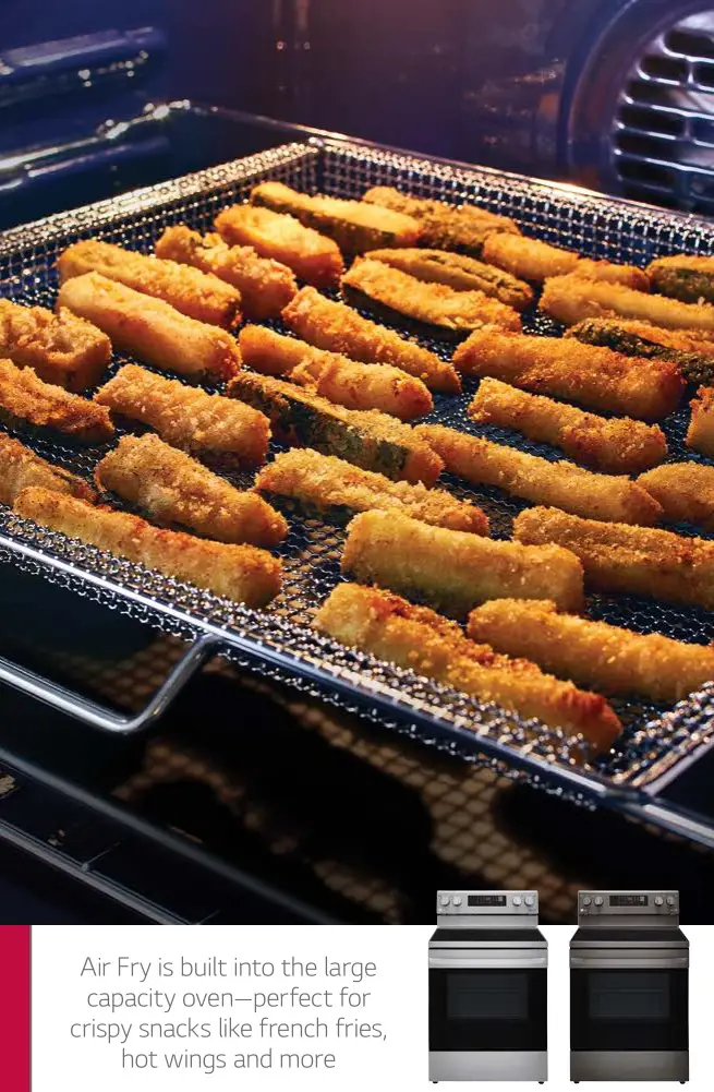 LG Electric Freestanding Convection Range with Air Fry