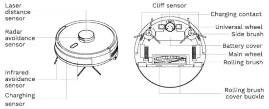 CREATE LS23 Smart Robot Vacuum 3D Laser Mapping System - figure 4