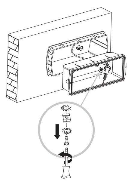SCREWFIX 3132 Outdoor Golf Ball Brick Light Black 11