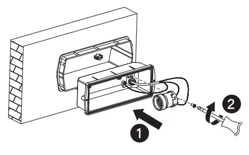 SCREWFIX 3132 Outdoor Golf Ball Brick Light Black 14