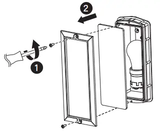SCREWFIX 3132 Outdoor Golf Ball Brick Light Black 19