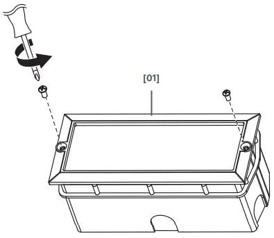 SCREWFIX 3132 Outdoor Golf Ball Brick Light Black 4
