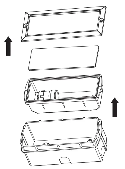 SCREWFIX 3132 Outdoor Golf Ball Brick Light Black 5