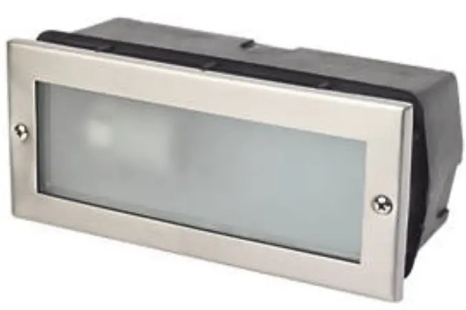 SCREWFIX 3132 Outdoor Golf Ball Brick Light Black