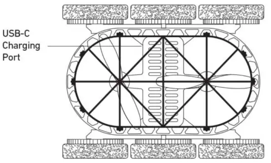 SHARPER IMAGE 1014117 RC Gravity Rover Vehicle - USB