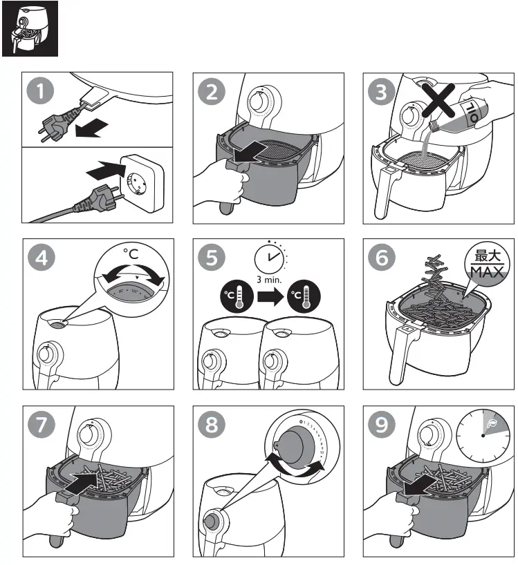 PHILIPS HD9252 90 Airfryer - fig 1