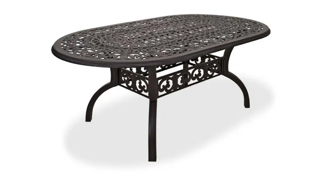 Patio Time 72x42inch Cast Aluminum Oval Dining Table Instruction Manual