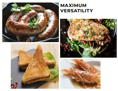 Black cooking surface