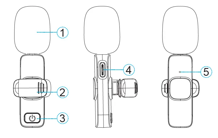 Shenzhen-Shengmai-Electronics-K1V1-Wireless-Microphone-FIG-1