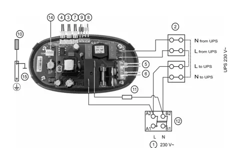 ELDOM INVEST NHC-H52M-1S ELECTRONIC THERMOSTAT 12