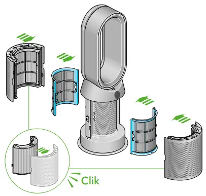 dyson Purifier Hot+Cool HEPA+Carbon