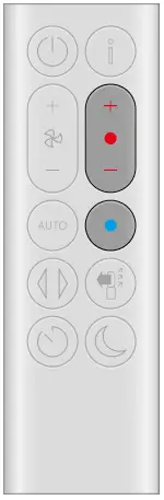 dyson Purifier Hot+Cool remote control 4