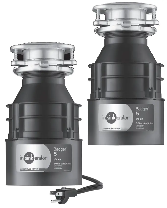 insinkerator Badger 5 Food Waste Disposers -