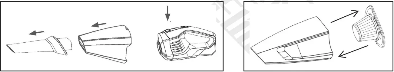 BORMANN BVC3200 Elite Rechargeable Cordless Handheld Vacuum Cleaner - BORMANN BVC3200 Elite Rechargeable Cordless Handheld Vacuum Cleaner