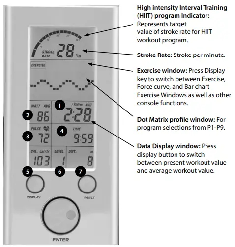 Lifespan RW7000 Rower commercial machine-fig21